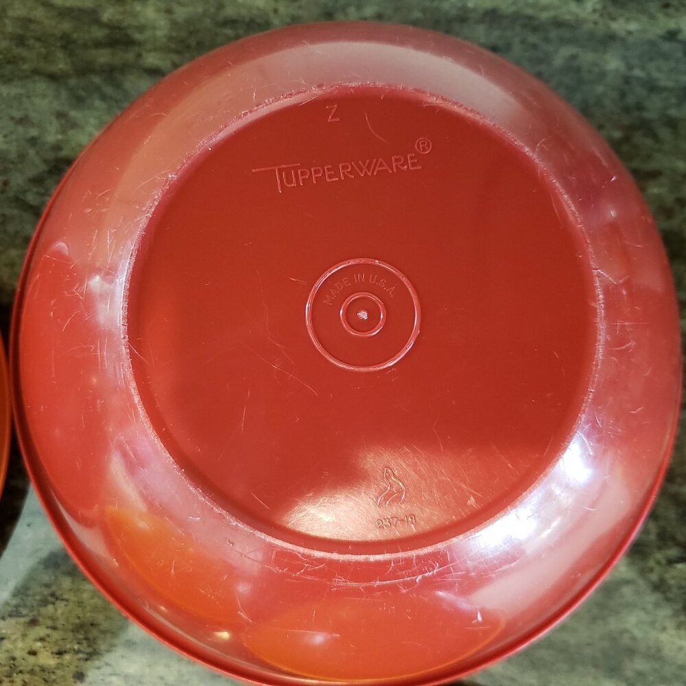 Vintage  Tupperware Bowls Set of 4 - Picture 6 of 12